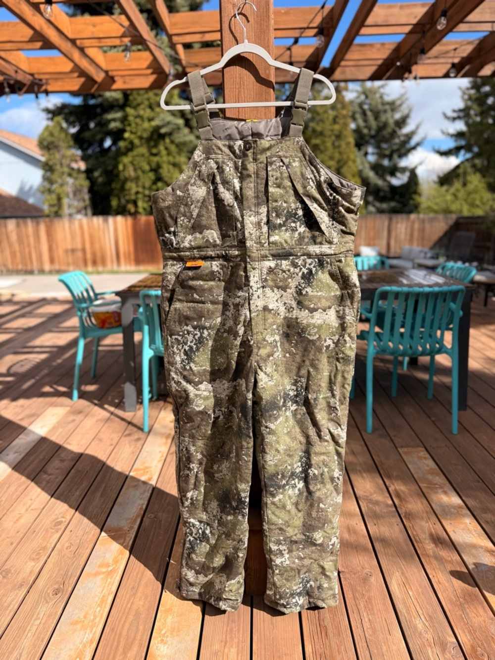 Camouflage Utility Bib Overalls insulated for Women - NEW